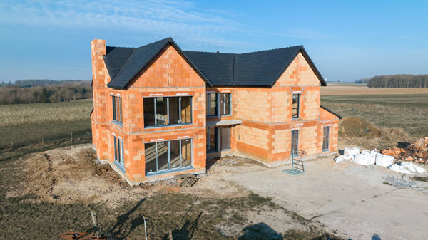 Villa sur-mesure à Gaudiempré - vue drone